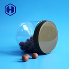 Frasco plástico do amendoim do hexágono 450ml 15oz com altura dos tampões de parafuso 81mm