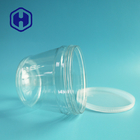 A circular clara do frasco 680ml do empacotamento plástico truncou a forma de cone em volta do recipiente plástico