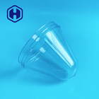 120 mm 100 g frasco de plástico de boca larga PET pré-forma com tampa transparente