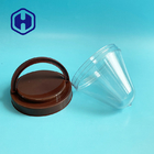 120 mm 100 g frasco de plástico de boca larga PET pré-forma com tampa transparente