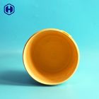 As cubas plásticas redondas do alimento quente com tampas personalizaram a impressão de alta resolução