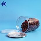 Embalagem cilíndrica plástica dos doces do petisco dos recipientes do ANIMAL DE ESTIMAÇÃO das conservas alimentares