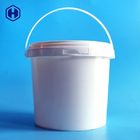 A favor do meio ambiente reusável higiênico redondo branco do recipiente plástico