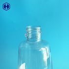 O plástico claro vazio da tampa do parafuso engarrafa o recipiente líquido plástico reusável