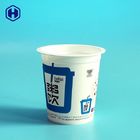 Copos plásticos impermeáveis do Parfait do iogurte do produto comestível do copo da parte superior redonda IML
