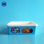 O enchimento quente personaliza GV redondo FDA QS do empacotamento plástico das cookies da caixa de IML
