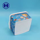 queijo 3.2L plástico e caixa de empacotamento do biscoito do Natal com etiqueta feita sob encomenda dos punhos