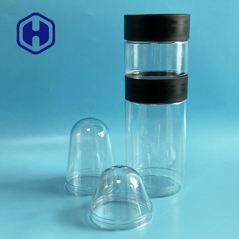 1000 ml Botão de PET Preforma 307# transparente Fechadura de parafuso Lato de plástico Espesso de parede Boca larga 83mm