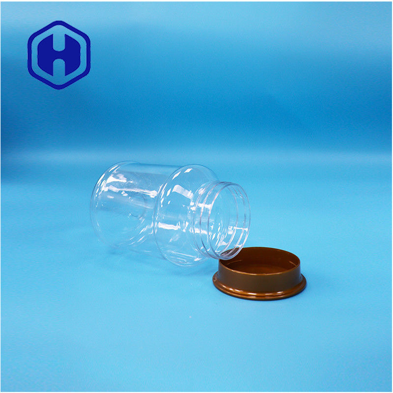 Forma octogonal Variedade redonda Jarros PET transparentes de qualidade alimentar com acabamento de pescoço de 62 mm