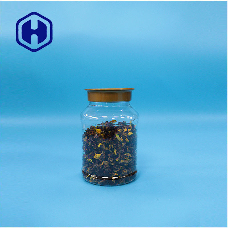 Forma octogonal Variedade redonda Jarros PET transparentes de qualidade alimentar com acabamento de pescoço de 62 mm