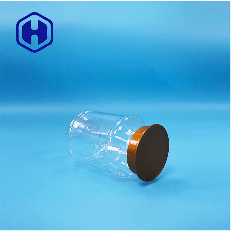 Forma octogonal Variedade redonda Jarros PET transparentes de qualidade alimentar com acabamento de pescoço de 62 mm