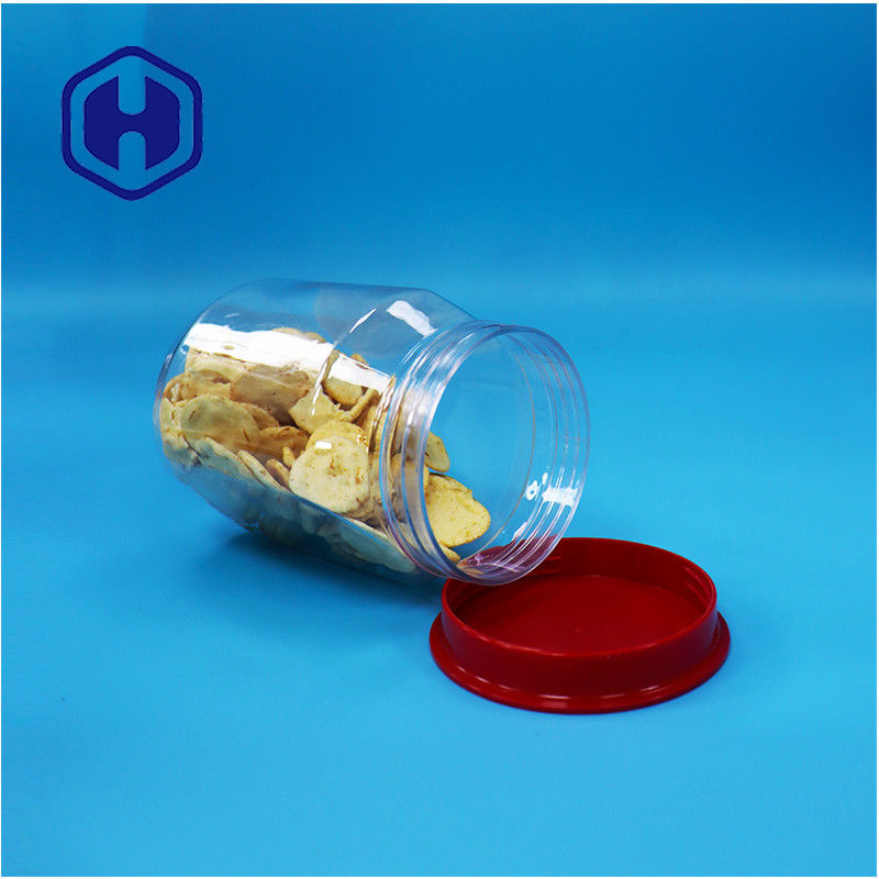 Opções de vedação Folha de alumínio e plástico sensível à pressão PET Jar Vira tampa 106mm X 88mm X altura 145mm