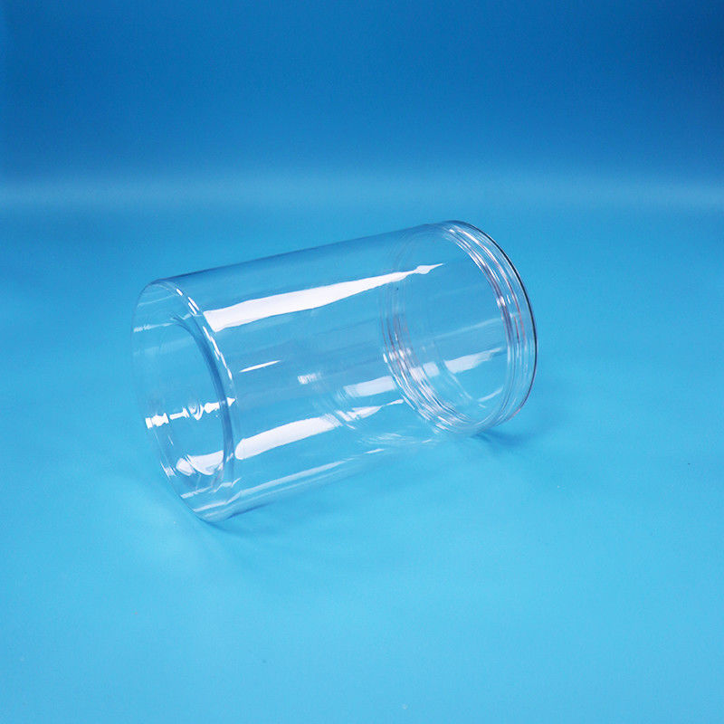 35.5oz Grade Alimentar Alimentos doces Nozes Cilindro Rondão PET Vidro de plástico transparente tampa de parafuso