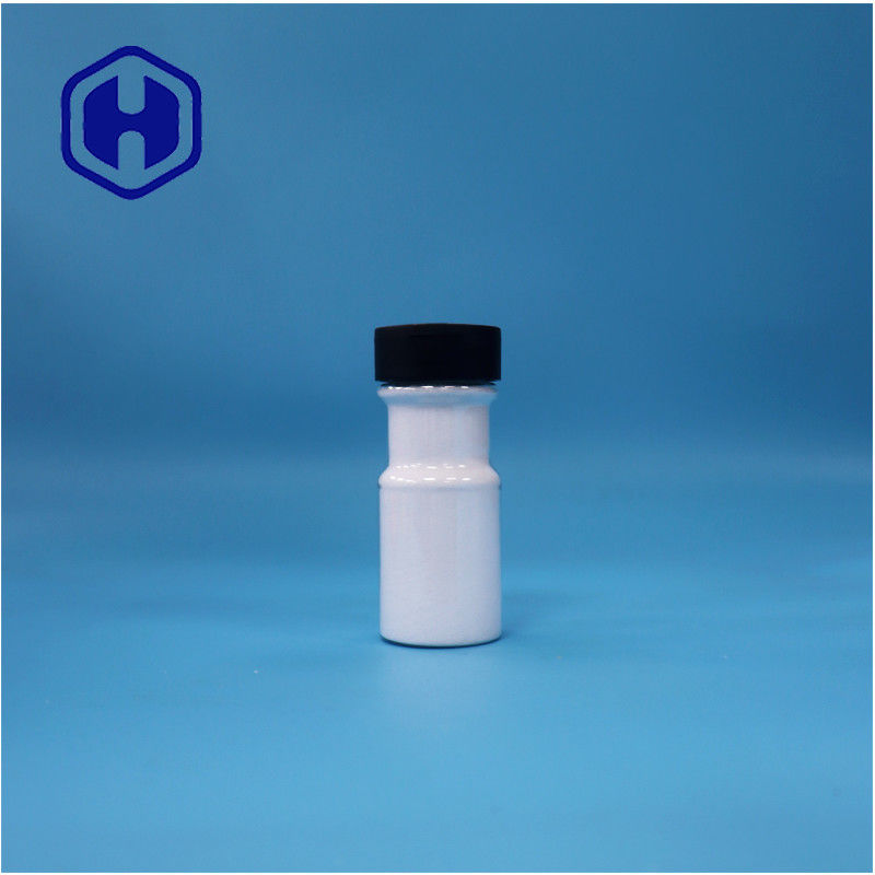 Barril de especiarias de grau alimentar de plástico redondo transparente