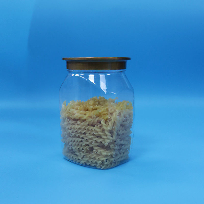 Alimentos para bebés de alta qualidade plástico transparente PET frasco de armazenamento de alimentos vedação tampa para nozes