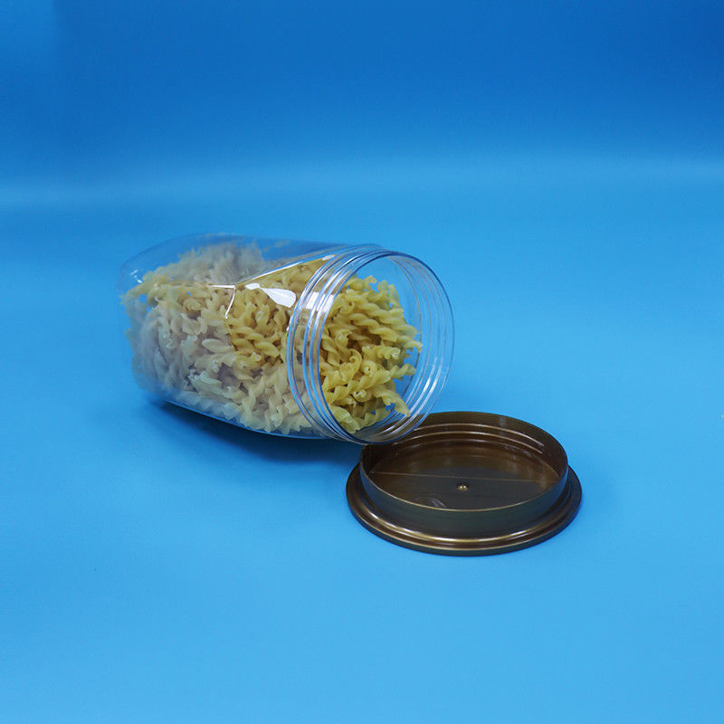 Alimentos para bebés de alta qualidade plástico transparente PET frasco de armazenamento de alimentos vedação tampa para nozes