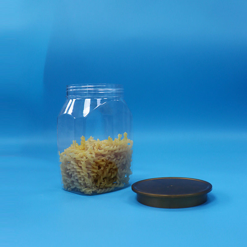 Alimentos para bebés de alta qualidade plástico transparente PET frasco de armazenamento de alimentos vedação tampa para nozes