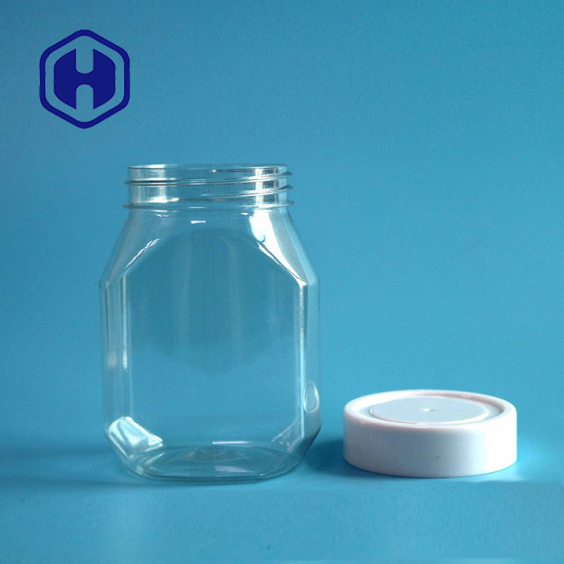 Cor transparente do frasco plástico Nontoxic da manteiga de amendoim de 390ml 13oz