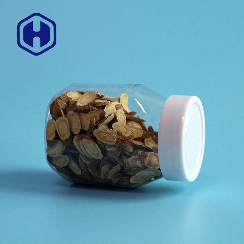 Cor transparente do frasco plástico Nontoxic da manteiga de amendoim de 390ml 13oz