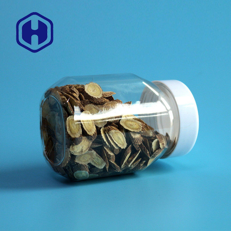 Cor transparente do frasco plástico Nontoxic da manteiga de amendoim de 390ml 13oz