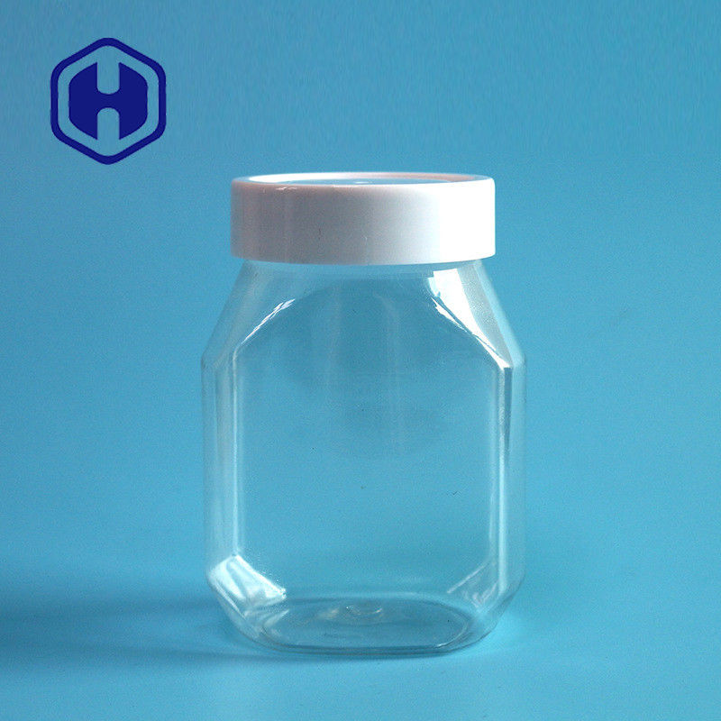 Cor transparente do frasco plástico Nontoxic da manteiga de amendoim de 390ml 13oz