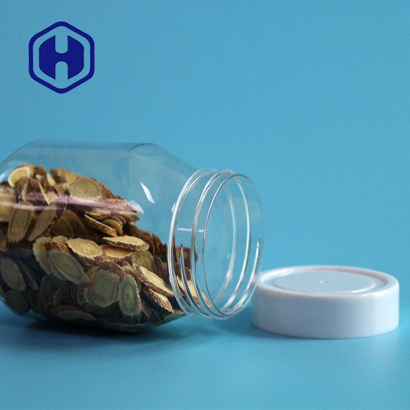 Cor transparente do frasco plástico Nontoxic da manteiga de amendoim de 390ml 13oz