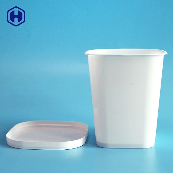 Recipientes plásticos do copo do arroz 89MM IML do ASSADO do produto comestível