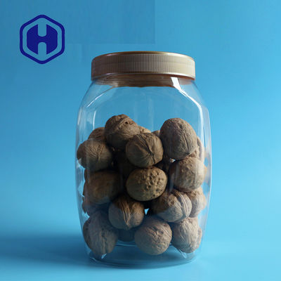 parte superior plástica grande transparente do parafuso dos alimentos para animais de estimação do pirulito do frasco 2600ml de 110mm