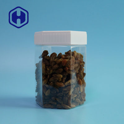 Frasco plástico da prova sextavada do escape de 23oz 680ml com tampas do parafuso