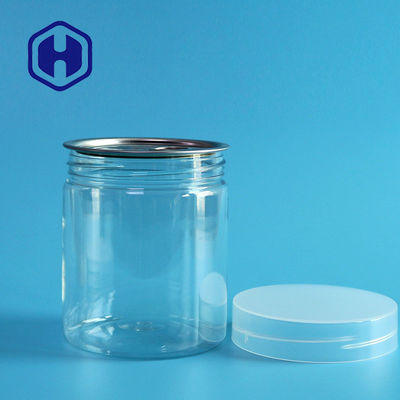 300# 380ml secou a lata plástica do ANIMAL DE ESTIMAÇÃO espasmódico dos frutos com altura da tampa 96mm do parafuso