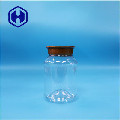 Forma octogonal Variedade redonda Jarros PET transparentes de qualidade alimentar com acabamento de pescoço de 62 mm