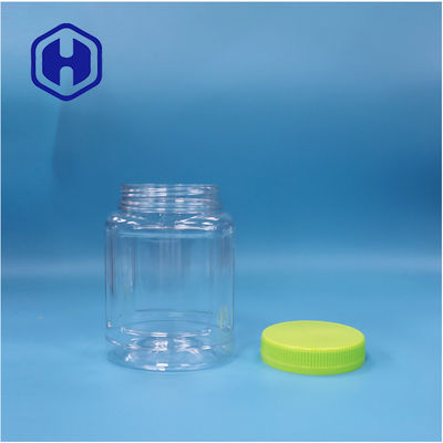 Biscoitos de PET transparentes em forma oval Doces Nozes Biscoitos Lollipop Frutas Jelly Jar