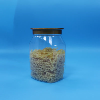 Alimentos para bebés de alta qualidade plástico transparente PET frasco de armazenamento de alimentos vedação tampa para nozes