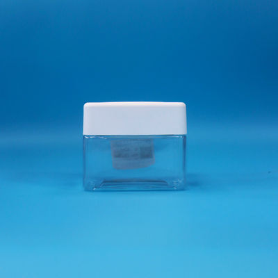 Emagrecimento Vazio Alimento para bebés Doces Quadrados Transparentes Pequenos frascos de plástico PET