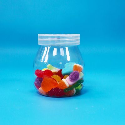 Pequeno Vazio Doces Biscoitos Frasco de Plástico PET Transparente Tampa de Rosca Grau Alimentício Livre de BPA