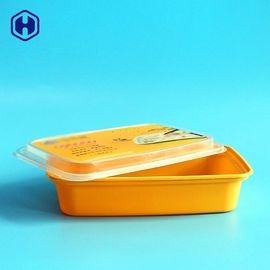 Recipiente plástico vazio de empacotamento de alimento no molde que etiqueta 400ML 750ML