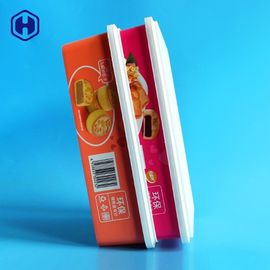 Economia descartável empilhável do espaço da caixa plástica de empacotamento de conservas alimentares