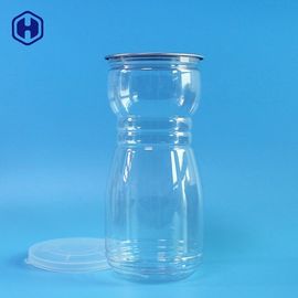 BPA livram a capacidade e o logotipo personalizados do cilindro recipiente plástico claro