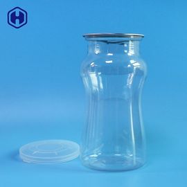 Recipientes plásticos cilíndricos de pouco peso das latas plásticas finas do espaço livre da parede