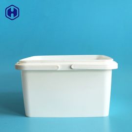 O punho do dobro das cubas do costume 3.2L IML encaixota recipientes de armazenamento plásticos do alimento