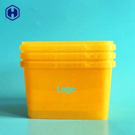 O produto comestível quadrado empilhável hermético PP de caixa plástica esvazia o recipiente