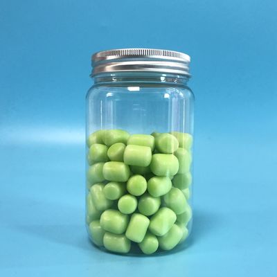 Frasco plástico do alimento do petisco 400ml do chocolate dos doces