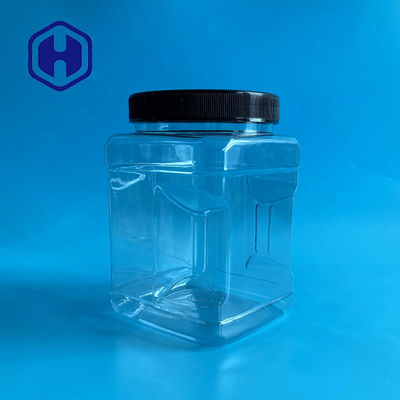110mm 1805ml plástico 61oz prendeu o frasco largo da boca para o armazenamento do agregado familiar
