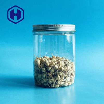 Frascos plásticos da salmoura dos doces de chocolate 17oz 500ml que empacotam com as tampas de alumínio superiores do parafuso