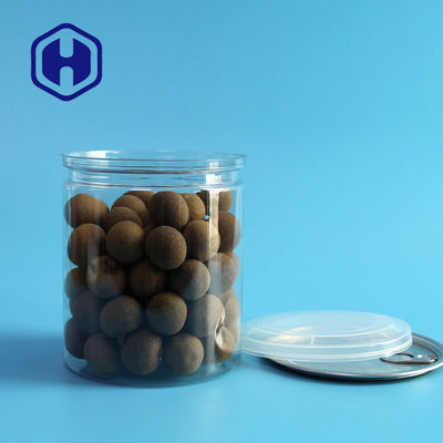 o plástico 750ml claro enlata o produto comestível de cópia de tela que embala Bpa que o animal de estimação vazio livre pode tampa aberta fácil