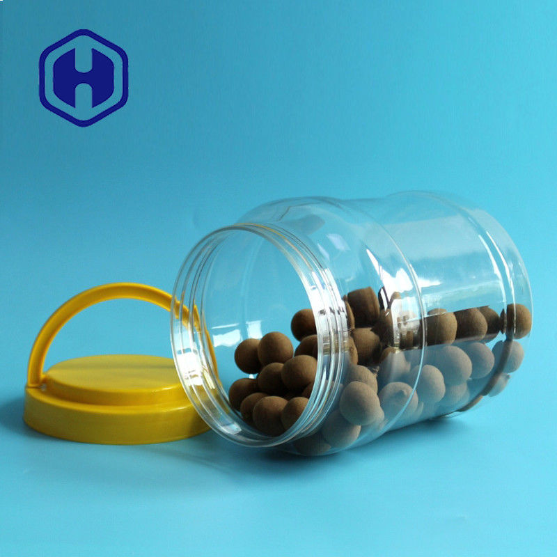 Grandes frascos plásticos dos doces largos da salmoura da boca com produto comestível livre das tampas 80.5oz Bpa