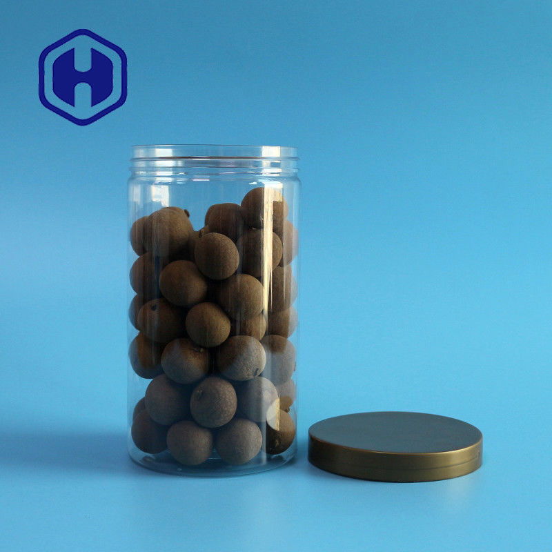 A camisa cilíndrica maioria de 750ml T brinca frascos plásticos do armazenamento para o empacotamento de alimento