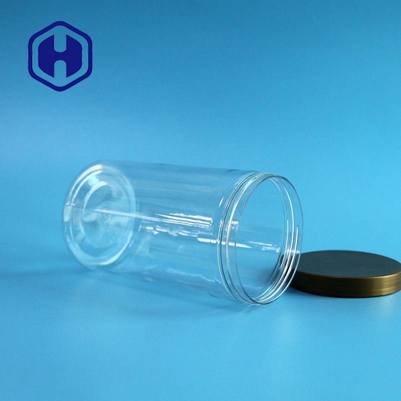 A camisa cilíndrica maioria de 750ml T brinca frascos plásticos do armazenamento para o empacotamento de alimento