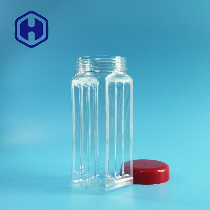 dos cajus maiorias das porcas do frasco do quadrado do ANIMAL DE ESTIMAÇÃO da altura de 171mm o chá Scented secou a tampa 560ml plástica vegetal