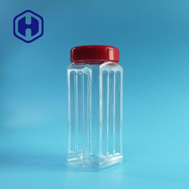 dos cajus maiorias das porcas do frasco do quadrado do ANIMAL DE ESTIMAÇÃO da altura de 171mm o chá Scented secou a tampa 560ml plástica vegetal